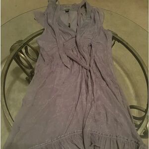 Body Central Metallic Grey Mini dress